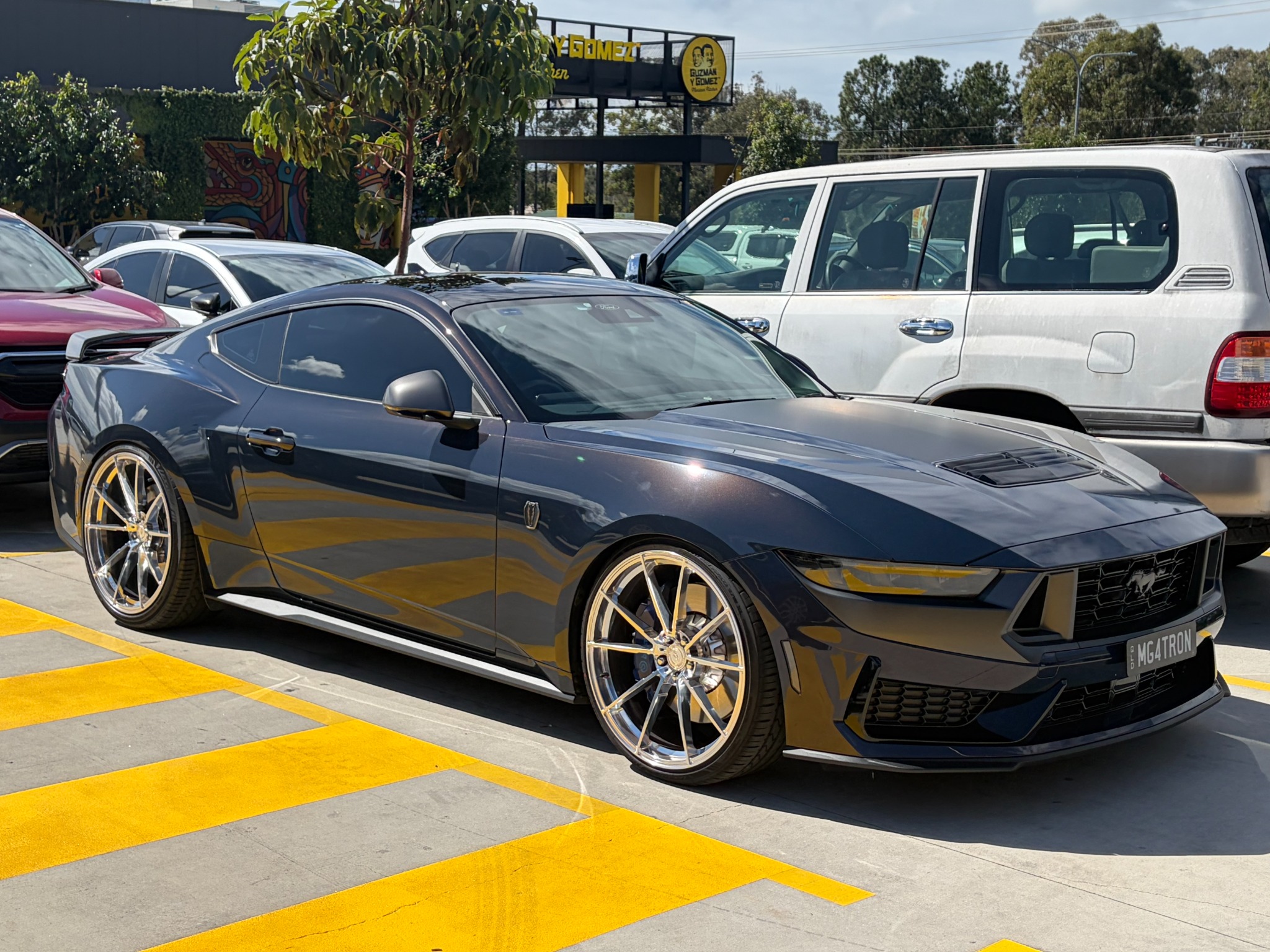 Ford Mustang S650 Dark Horse fitted with Unique Wheels